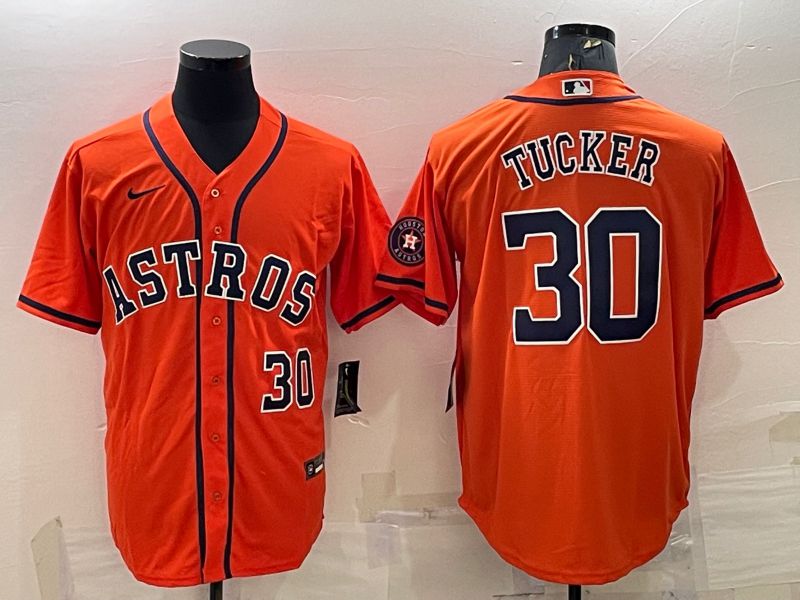 Men Houston Astros #30 Tucker Oragne Game Nike 2022 MLB Jersey->houston astros->MLB Jersey